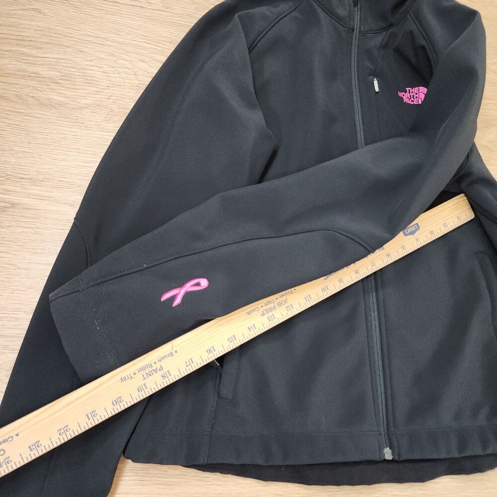THE NORTH FACE Jacket Womens L Breast Cancer Awareness Pink Ribbon Embroidered - Picture 9 of 11